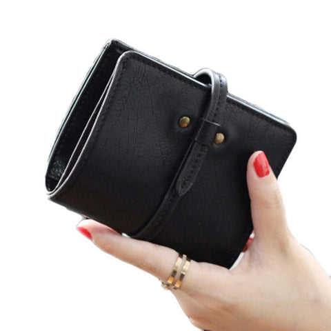 Xiniu carteras mujer Women Ultrathin Mini Bifold Leather Wallets Purse Ladies Coin Purse Women Card Holder Women Wallet #YHEL