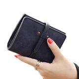 Xiniu carteras mujer Women Ultrathin Mini Bifold Leather Wallets Purse Ladies Coin Purse Women Card Holder Women Wallet #YHEL