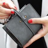 Xiniu carteras mujer Women Ultrathin Mini Bifold Leather Wallets Purse Ladies Coin Purse Women Card Holder Women Wallet #YHEL