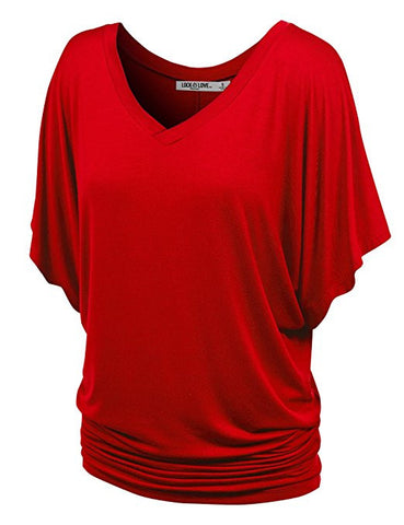 Womens Boat Neck Dolman Top