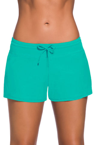 Green Women Swim Boardshort