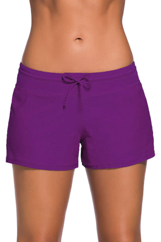 Purple Women Swim Boardshort