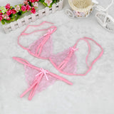 Women Lady Sexy Lingerie Lace Underwear Sleepwear G-string Lingerie BK