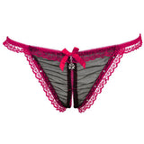 Hot Women Lace Crotchless G-string Underwear Thongs Panties Sexy Lingerie BK