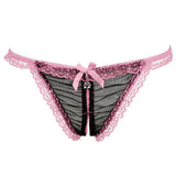 Hot Women Lace Crotchless G-string Underwear Thongs Panties Sexy Lingerie BK