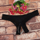 Sexy Lingerie G-string Knickers Underwear Open Crotch Thongs Panties WH