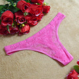 Women Sexy Lace V-string Briefs Panties Thongs G-string Lingerie Underwear BK