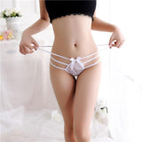 Women Sexy Lace Briefs Panties Thongs G-string Lingerie Underwear BK