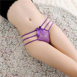 Women Sexy Lace Briefs Panties Thongs G-string Lingerie Underwear BK