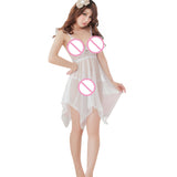 Women Sexy Lingerie Underwear Sleepwear Nightwear Dress G-String Temptation BK/L