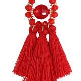 Fashion Bohemian Earrings Women Long Tassel Fringe Dangle Earrings Jewelry