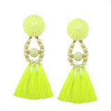 Fashion Bohemian Earrings Women Long Tassel Fringe Dangle Earrings Jewelry