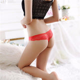 Women Sexy Lace Briefs Panties Thongs G-string Lingerie Underwear BK