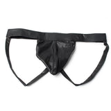 Sexy Men's Thongs G-string Underwear Leather Jockstrap Boxer Briefs Underpants L