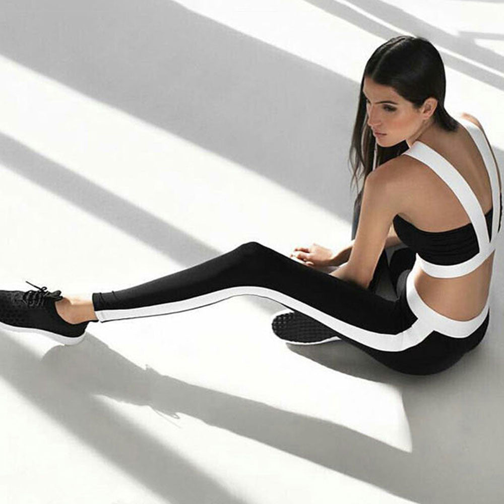 Fitness Yoga Sports Leggings For Women Sports Tight Mesh Yoga Leggings Yoga Pants Women Running Pants Tights for Women #EW