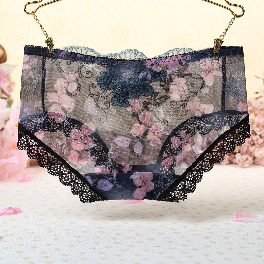 Women Sexy Lace Briefs Panties Thongs G-string Lingerie Underwear