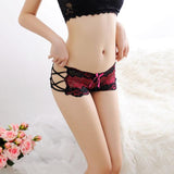 Women Sexy Lace Briefs Panties Thongs G-string Lingerie Underwear BK