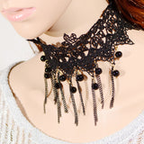 New Womens Handmade Gothic Vintage Women Lace Collar Choker Necklace