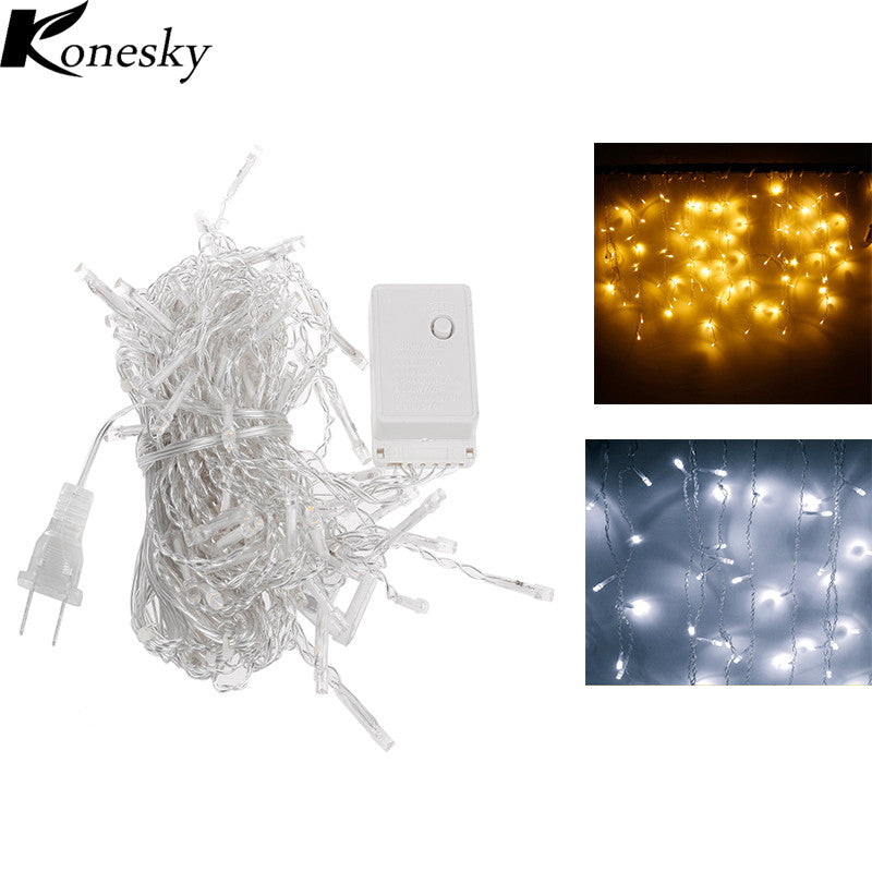 3.5m 96 led LED Wedding string Light Christmas Light LED String Fairy Light bulb Garland Birthday Party Garden Curtain Decor