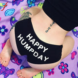 Soft Cotton Briefs 2017 Sexy Women Sexy G-string Briefs Panties Thongs HAPPY HUMPDAY Letters Lingerie Underwear low-Rise