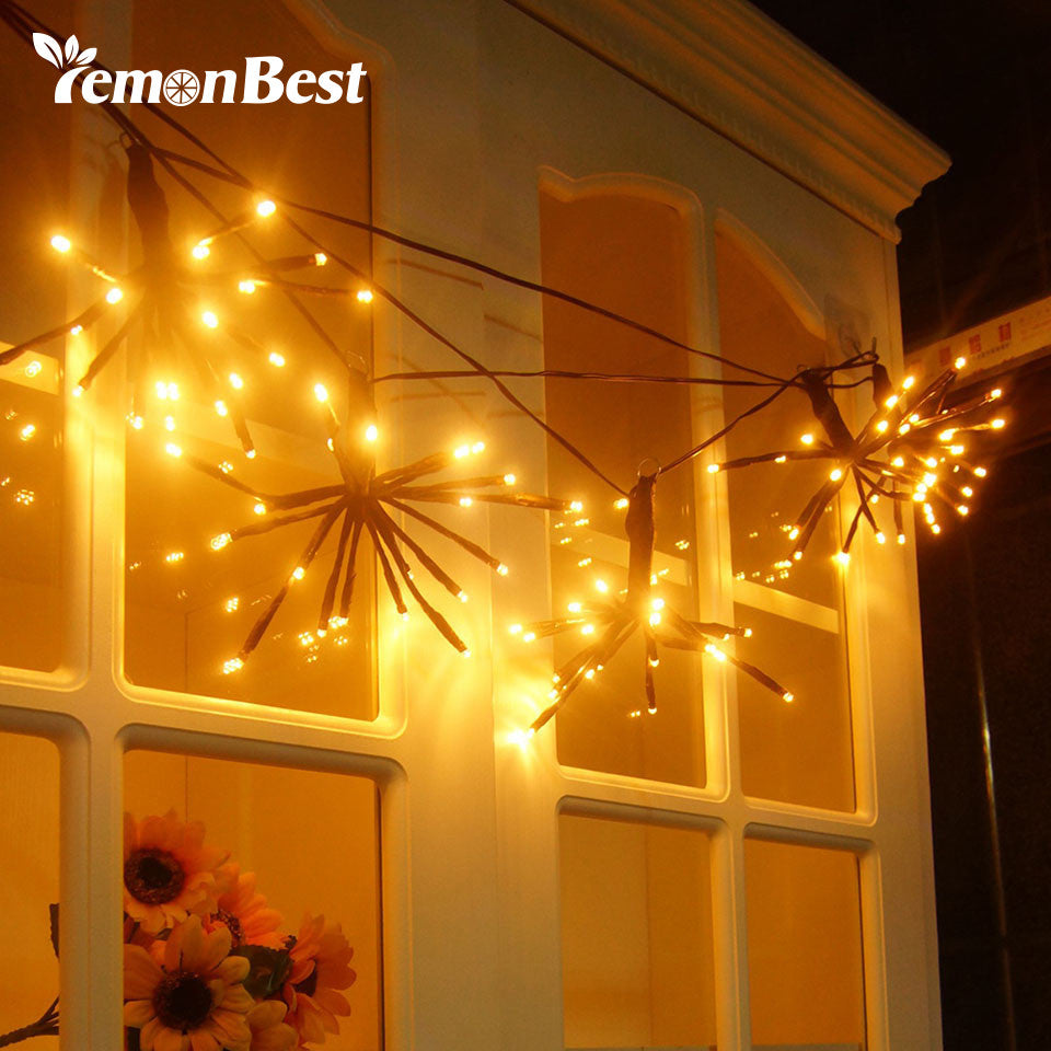 LemonBest LED String Light Bendable Warm White Lamp Waterproof Wedding Decoration for Garden Home Christmas Festival Party