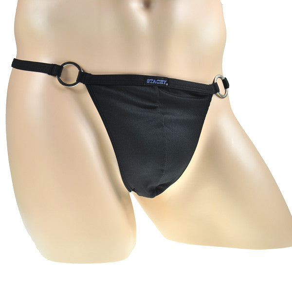 Fashion Men Sexy T-back G-string Underpants with Elastic Belt