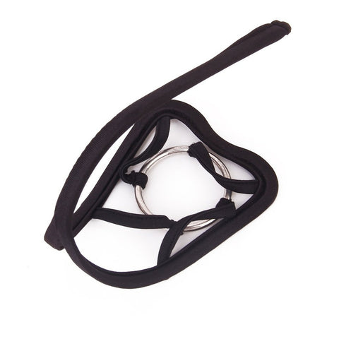 Sexy Men's C-string Thong Visible Underwear Panty with Ring
