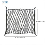 Car Storage Net String Bag Trunk Cargo String Net Bag Elastic Nylon Keep Cargo Stable With 4 Hooks 100*70CM 70CM*70CM 90CM*30CM