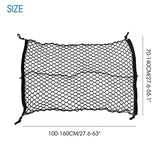 Car Storage Net String Bag Trunk Cargo String Net Bag Elastic Nylon Keep Cargo Stable With 4 Hooks 100*70CM 70CM*70CM 90CM*30CM