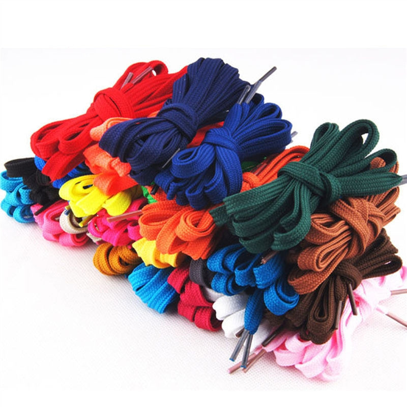 12 Pairs of Replacement Flat Shoelaces Shoe Laces Strings for Sports Shoes /Boots /Sneakers /Skates