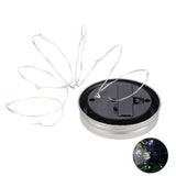 20 LED Solar Mason Can Lid Cap Light String LED Fairy Light Decorative String Light for Garden Yard Home Landscape